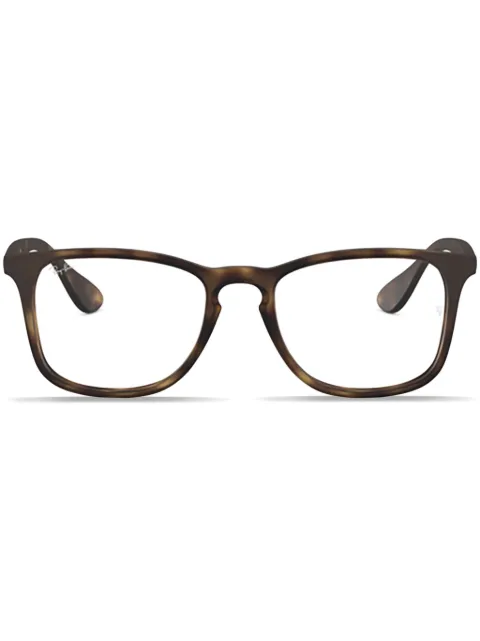 Ray-Ban tortoiseshell-effect glasses Brown RX70745365