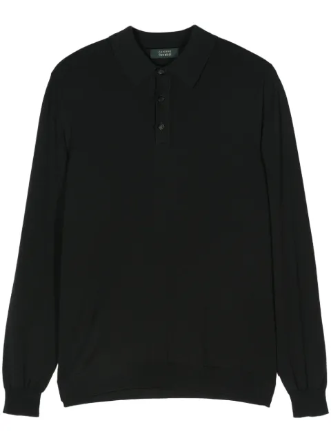 Zanone fine-knit polo shirt Green 810102Z0290