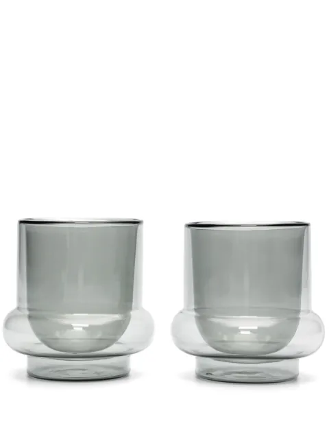 Tom Dixon Bump coffee cups (set of two) Grey BPCC02