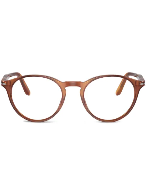 Persol round frame glasses Brown PO3092V