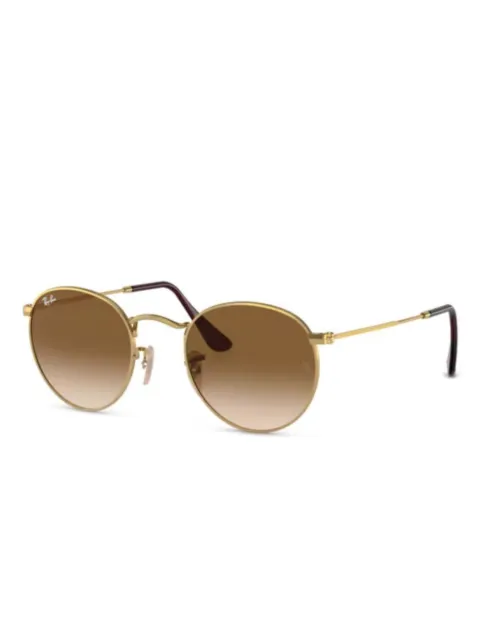 Ray-Ban round-frame gradient-lenses sunglasses Gold RB344700151