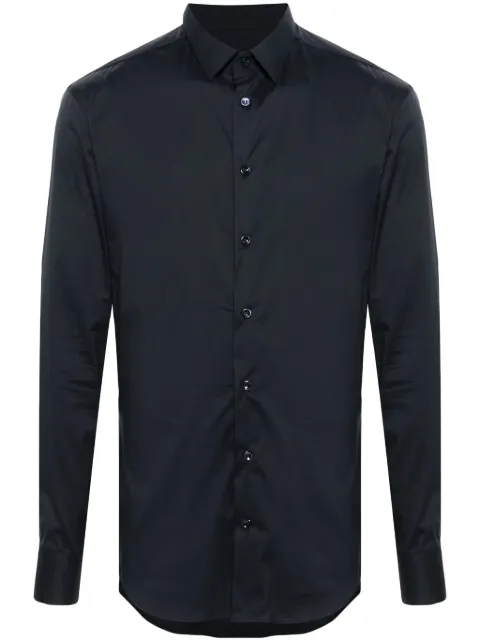 Giorgio Armani poplin shirt Blue GM000056TE11184