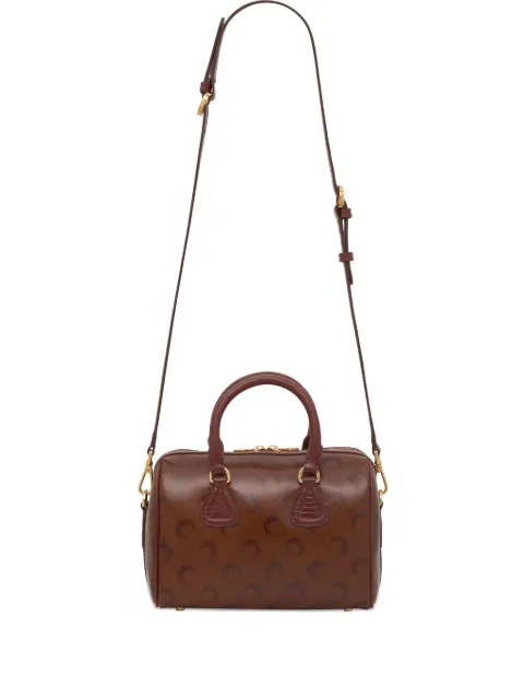 Marine Serre Crescent Moon-print tote bag Brown WBA019ACLEA0053
