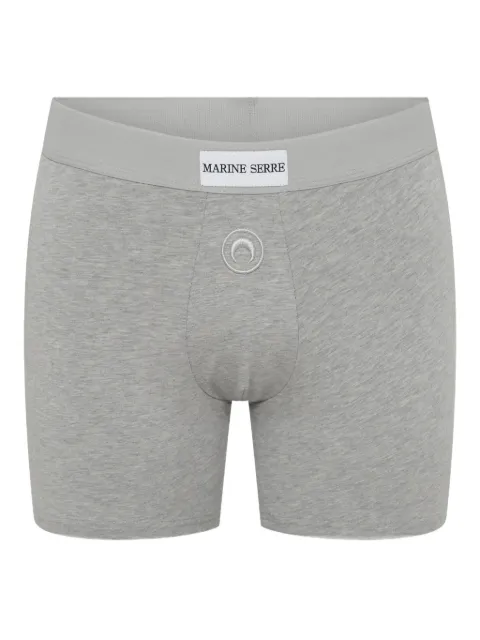 Marine Serre Moon-logo jersey boxers Grey MUW044ACJER0012GR50