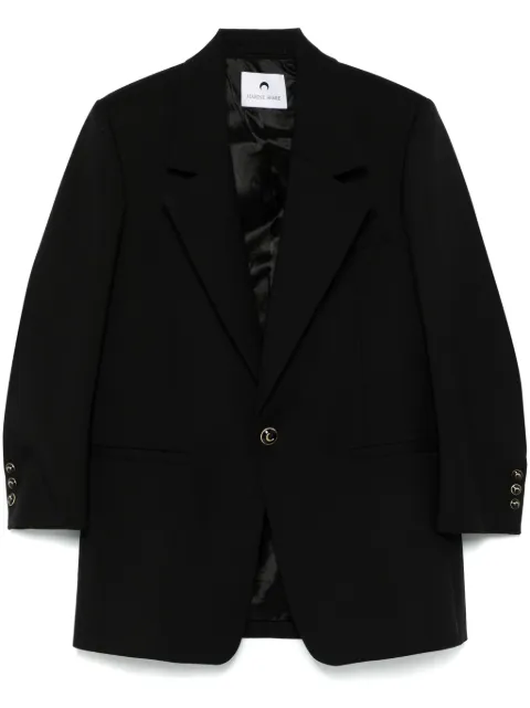 Marine Serre twill blazer Black UJA066ARWOV0001