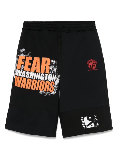 Marine Serre Regenerated track shorts Black USH003AUJER0007