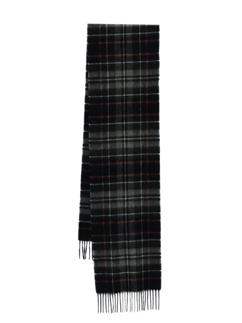 Barbour new check-tartan scarf Blue USC0137NY95