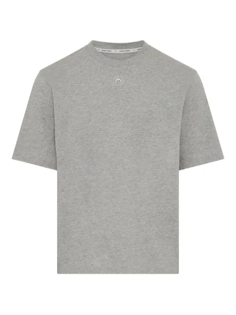 Marine Serre Moon logo jersey loose fit SS T-shirt Grey MTT077ACJER0009
