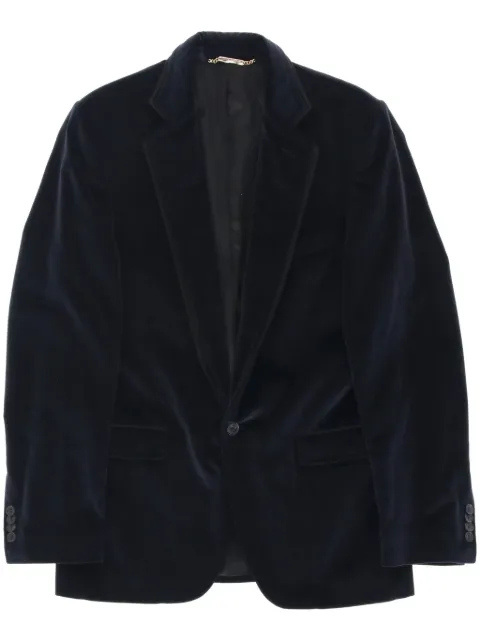 Dolce & Gabbana Pre-Owned 2010s velvet blazer Blue DOG600LP