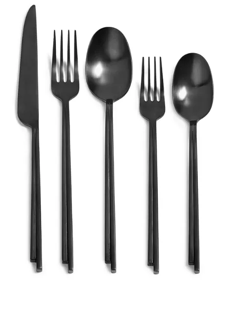 Serax Dune cutlery (sef of 5) Black B0723012GB900