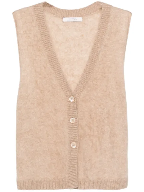Dorothee Schumacher textured cashmere top Brown 710404