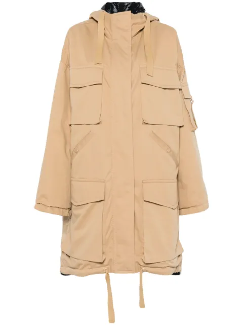 Dorothee Schumacher reversible cotton parka coat Brown 748801