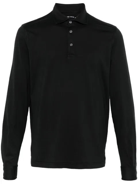 Fedeli Zero polo shirt Black 7UIF0217