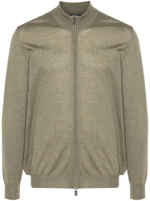 Fedeli virgin-wool cardigan Green 7UI07726