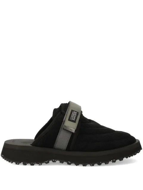 Suicoke touch-strap slides Black ZAVOSHEL