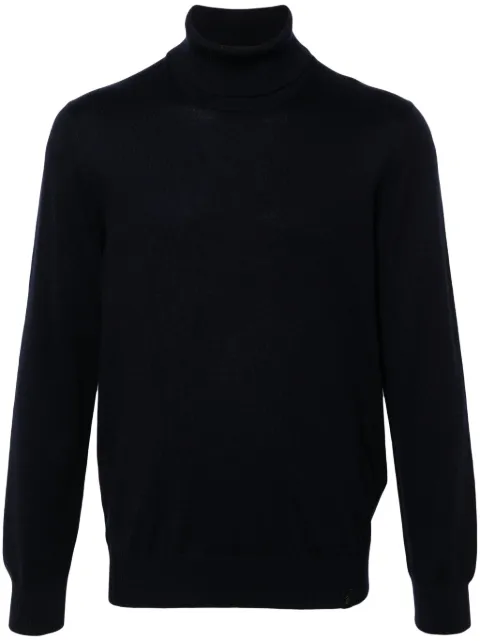 Fay wool turtleneck sweater Blue NMMC1492440CQT