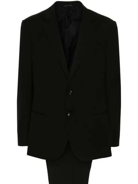 Giorgio Armani virgin wool suit Black GM000605TE10047