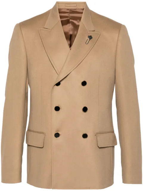 Lardini virgin-wool blazer Brown IV6902NIVSF63521