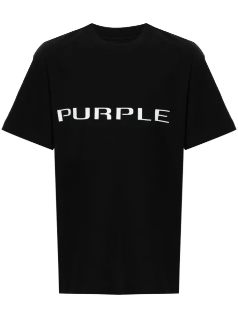Purple Brand Wordmark T-shirt Black P104JWBB324