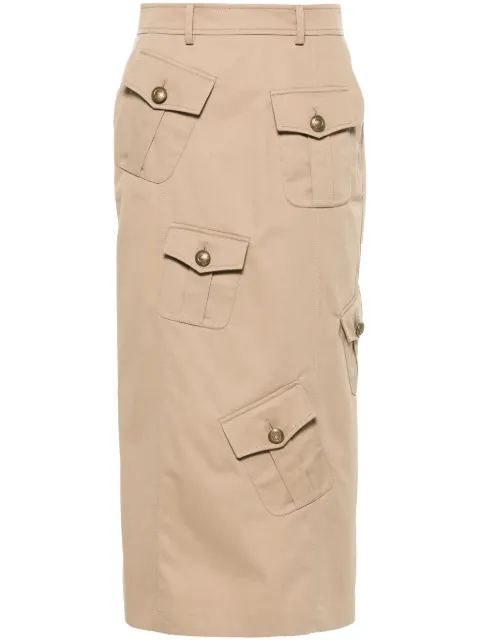 Moschino cargo midi skirt Brown J01155420