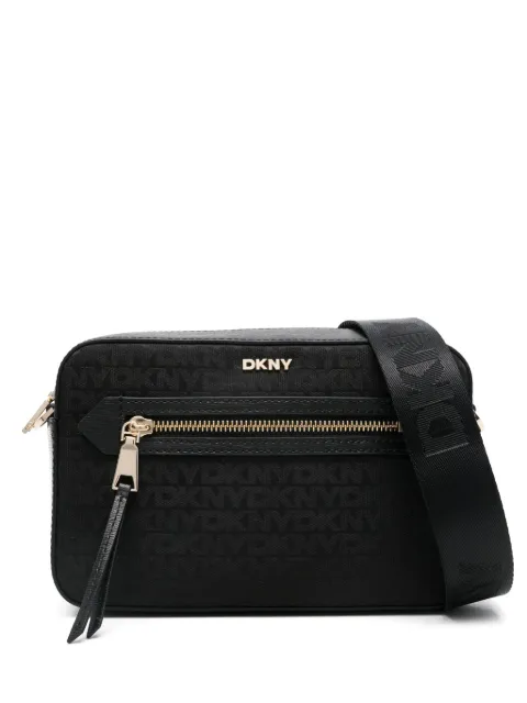 DKNY Bryant Ave logo-print crossbody bag Black R43EFE22