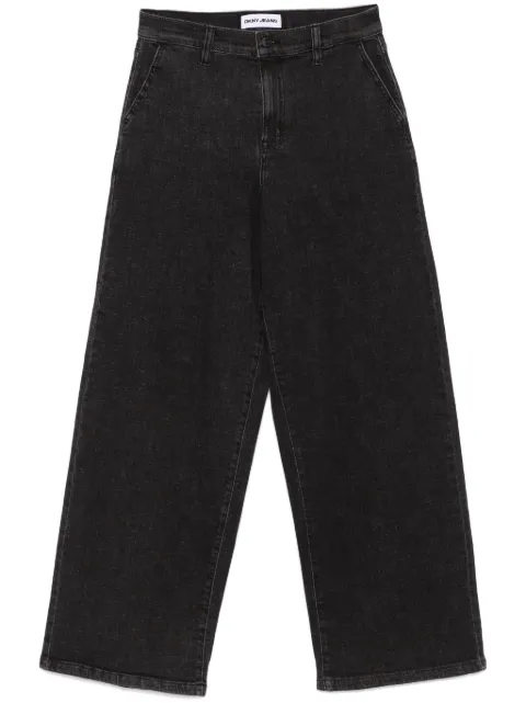 DKNY high-rise wide-leg jeans Black DJ4M4008