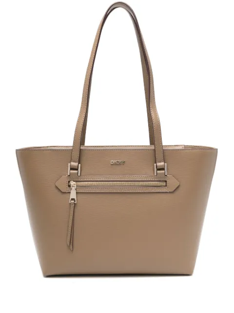 DKNY logo-lettering tote bag Neutrals R42A3E20