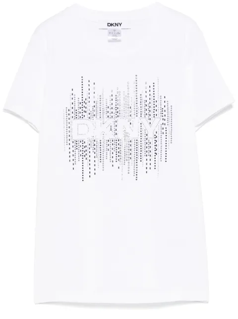 DKNY logo-embellished T-shirt White P4MHPWNA