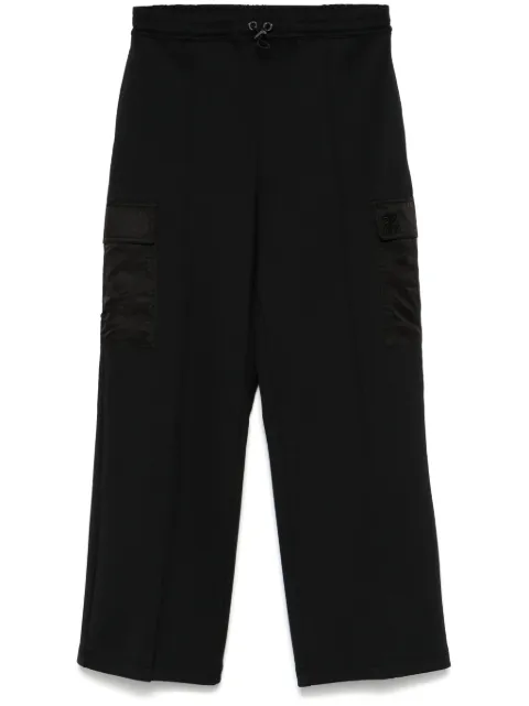 DKNY toggle-fastening track pants Black P4MF6XQM