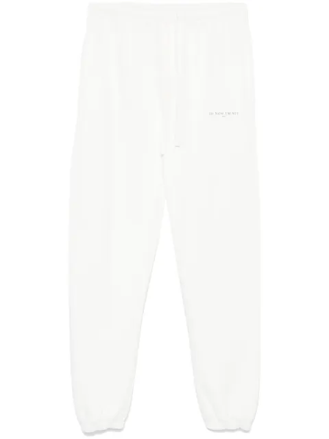 Ih Nom Uh Nit logo-print track pants White NUW24303