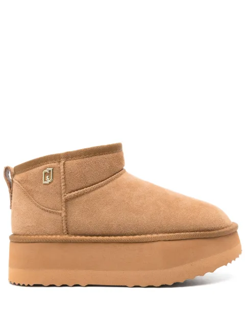 LIU JO 50mm platform ankle boots Brown SA4051PX00200668JANE01