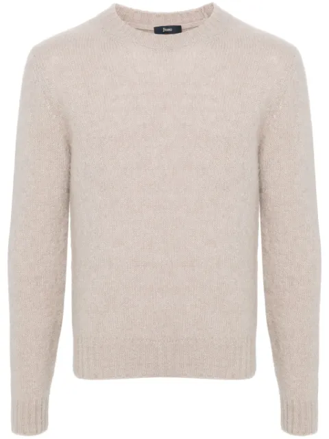 Herno brushed-finish sweater Neutrals MG000155U70244