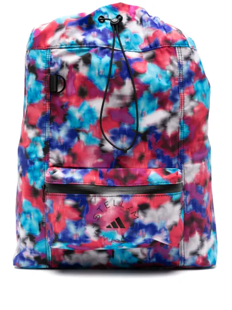 adidas logo-print backpack Blue IX6612