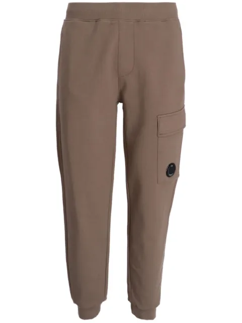 C.P. Company Diagonal cargo track pants Brown 17CMSP017A005086W