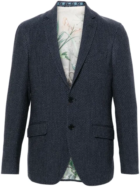 ETRO single-breasted blazer Blue 118070073
