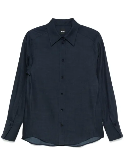 BOSS chambray shirt Blue 50518443