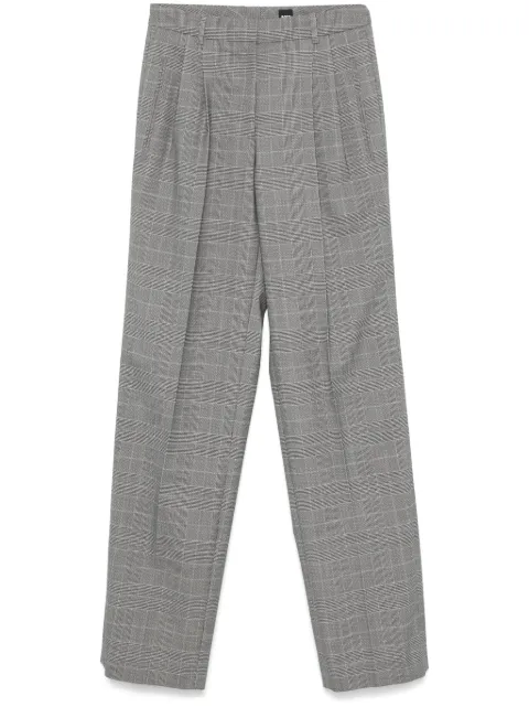 BOSS Prince Of Wales-check trousers Black 50528625