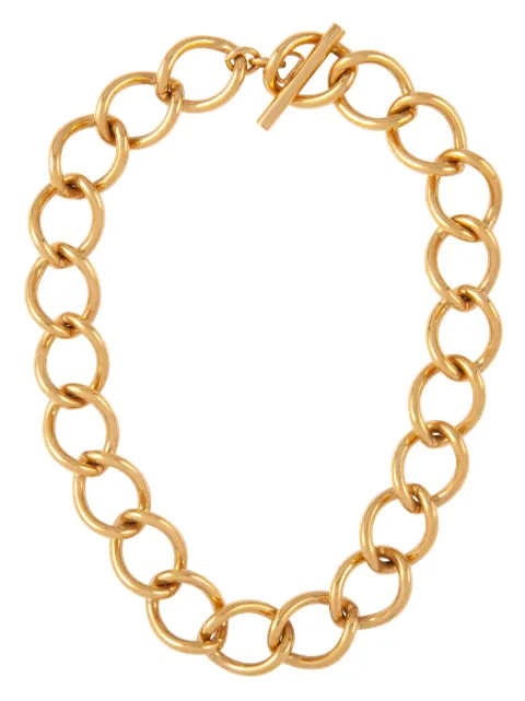 Monet Pre-Owned 1980s rolo-chain necklace Gold NL024562