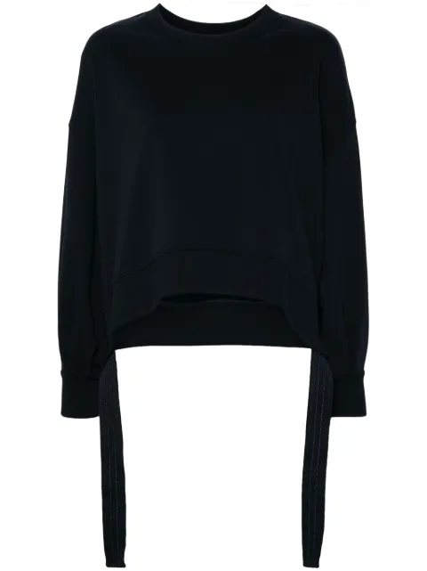 DONDUP strap-embellished sweatshirt Blue F482KF0234