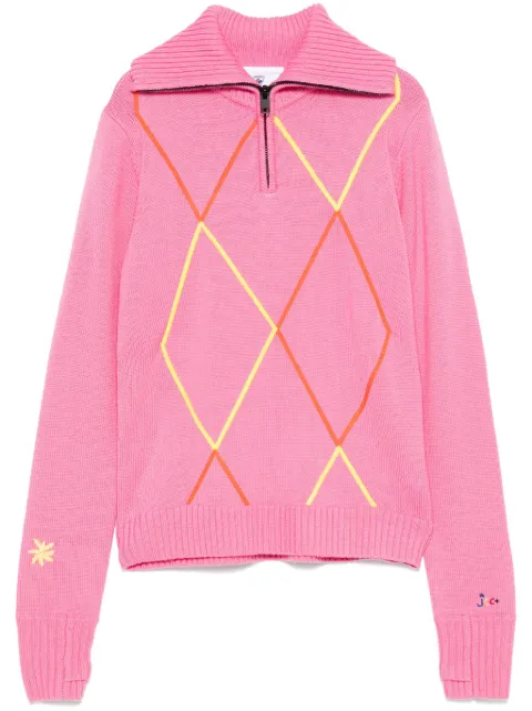 Rossignol x JCC merino-wool sweater Pink RLNWO17