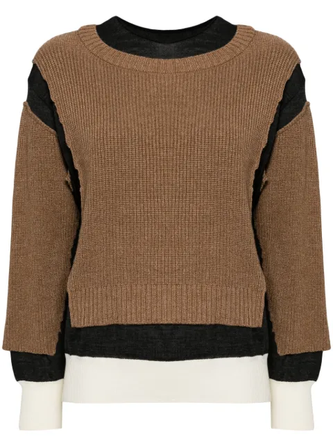 Undercover wool blend jumper Brown UP2D1903