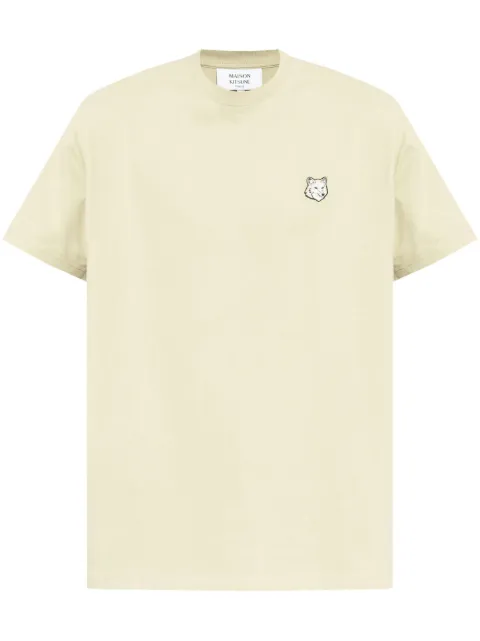 Maison Kitsuné Bold Fox Head patch T-shirt Neutrals MM00127KJ0118