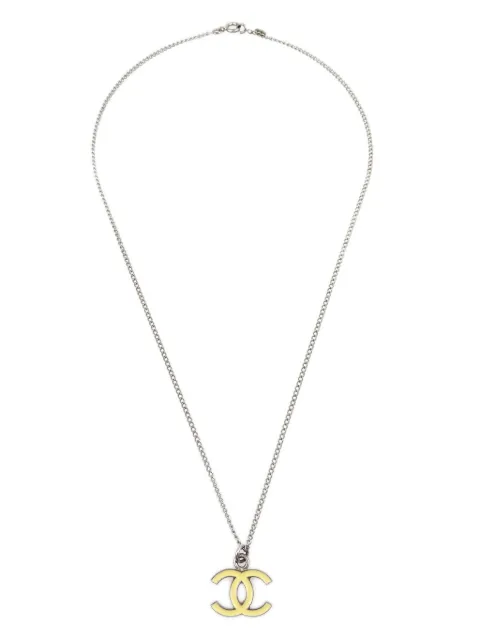 CHANEL Pre-Owned 2006 CC necklace Silver NC06V
