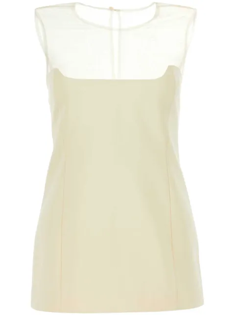 KHAITE panelled blouse Neutrals 2307170