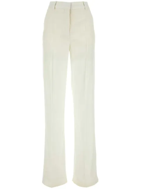 Stella McCartney high-waist wide-leg trousers White 6007393CU351