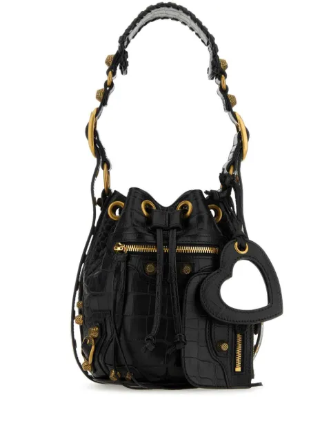 Balenciaga Le Cagole bucket bag Black 70243123EBM