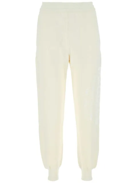 Alexander McQueen cotton track pants White 687037QZAHR
