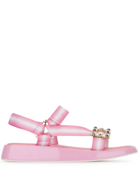 Roger Vivier crystal-embellished sandals Pink RVW60932820DA2