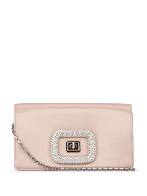 Roger Vivier Viv' de Choc clutch bag Pink RBWAOGC0100RS0