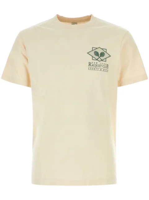 Sporty & Rich NY Racquet Club T-shirt Neutrals TS885CR